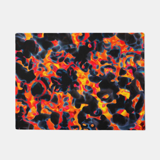 Black Red Yellow Doormat (Front)