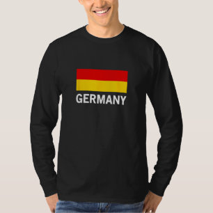 Black Red Yellow German Flag Germany T-Shirt