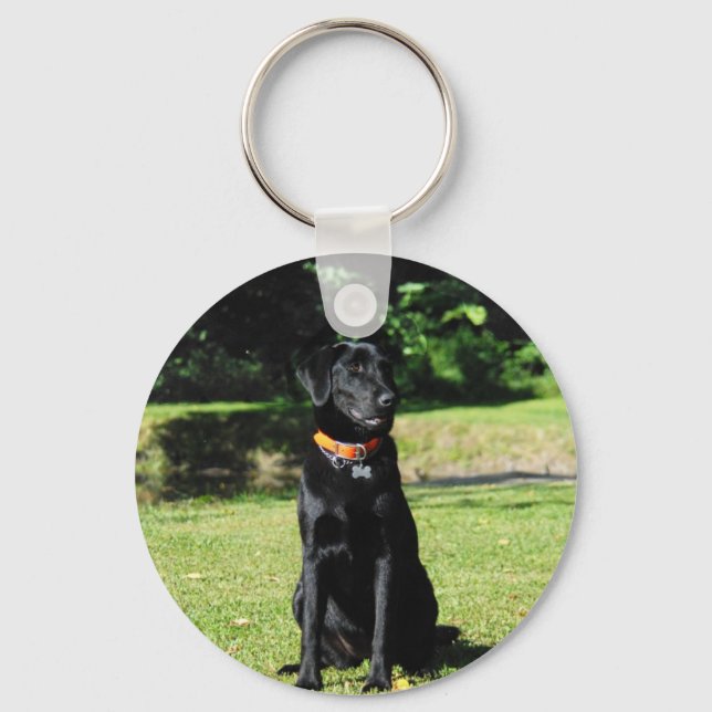 black rennet key ring (Front)