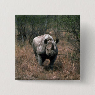 Black Rhino 15 Cm Square Badge