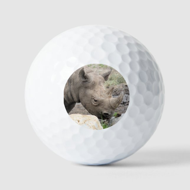 Black rhino golf balls (Front)