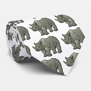 Black Rhinoceros Tie