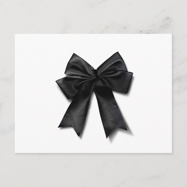 Black Ribbon Postcard (Front)