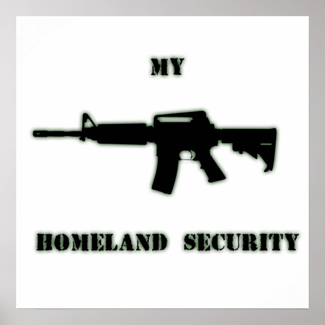 Black Rifle AR-15 from Phil's Art Online Poster (Front)