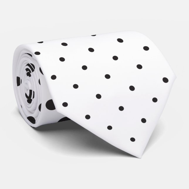 Black ring graduation tie (Rolled)