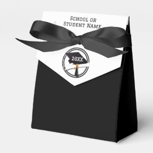Black Ring on Grad Cap Graduation Favour Box