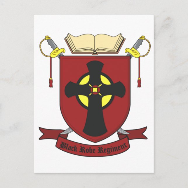 BLACK ROBE REGIMENT POSTCARD (Front)