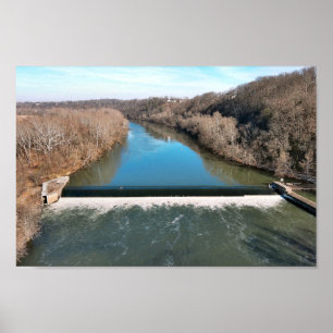 Black Rock Dam Schuylkill River Poster