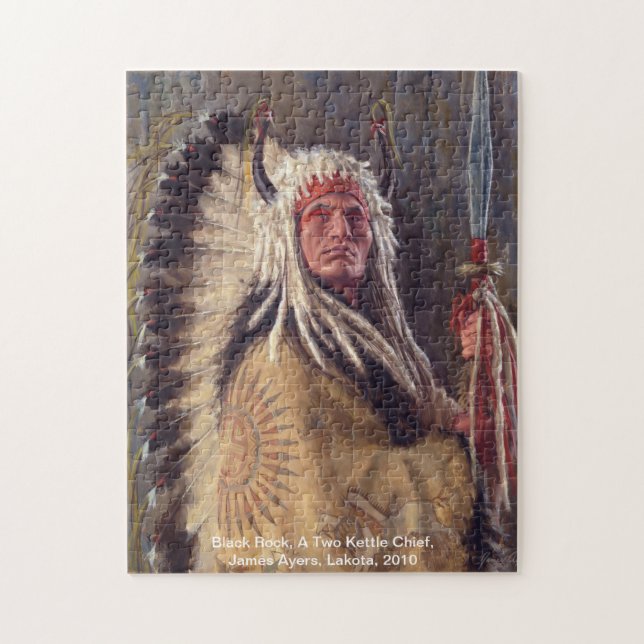 Black Rock, Native American puzzle (Vertical)