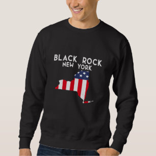 Black Rock New York USA State America Travel New Y Sweatshirt