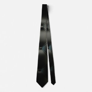 Black Romantic Beautiful Leather Tie