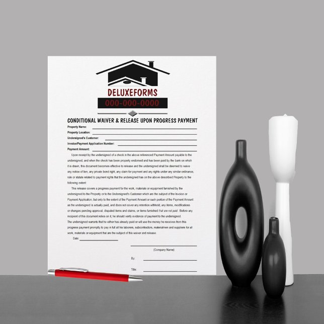 Black Roof Conditional Waiver & Release Payment (Creator Uploaded)
