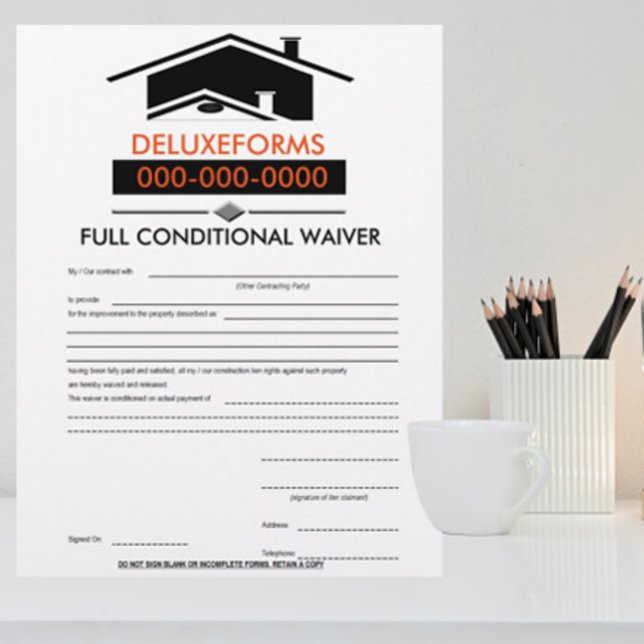 Black Roof Full Conditional Waiver Form (Creator Uploaded)