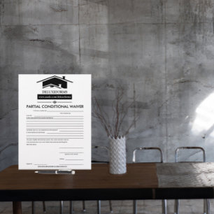 Black Roof Partial Conditional Waiver