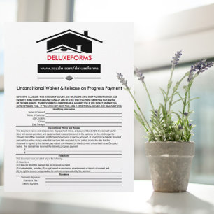 Black Roof Unconditional Waiver Release