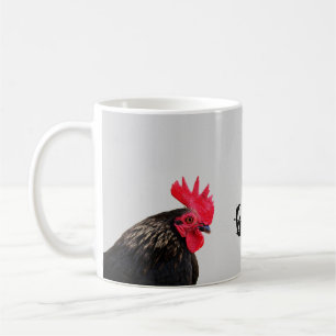 Black Rooster - Good Morning - Customisable Coffee Mug