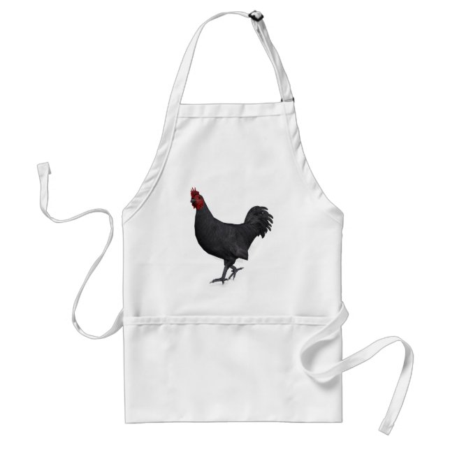 Black Rooster Standard Apron (Front)