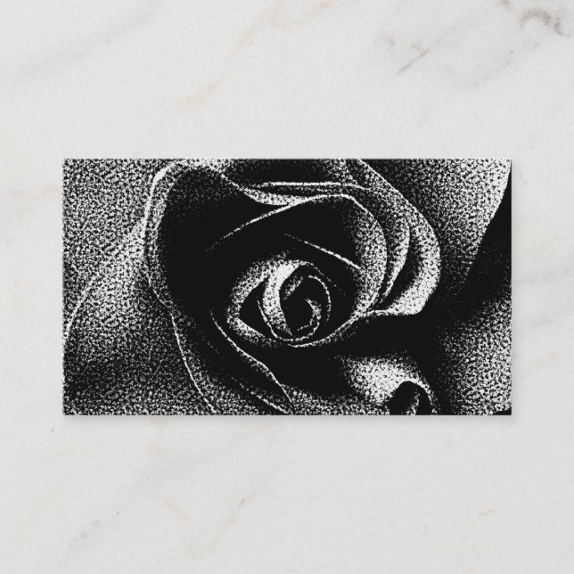 BLACK ROSE BUSINESS CARD (Front)