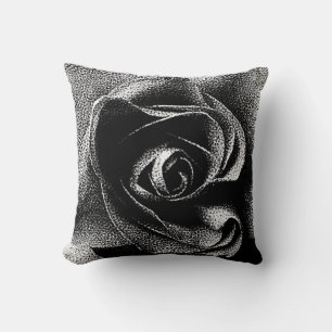 BLACK ROSE CUSHION