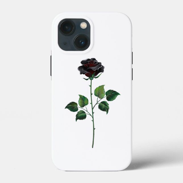 Black rose flower Case-Mate iPhone case (Back)