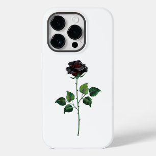 Black rose flower Case-Mate iPhone 14 pro case