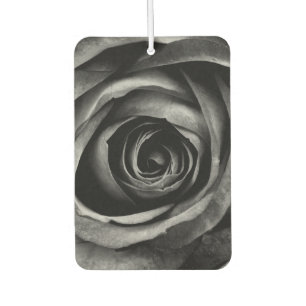 Black Rose Flower Floral Decorative Vintage Car Air Freshener