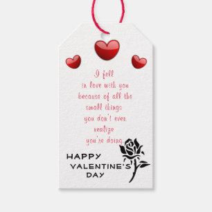 Black Rose Gift Tags