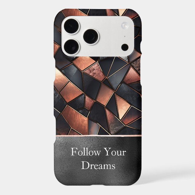 Black Rose Gold Tiles (Back)