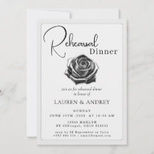 Black Rose Rehearsal Dinner