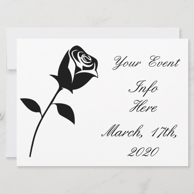 Black Rose Valentine Flower Thunder_Cove (Front)