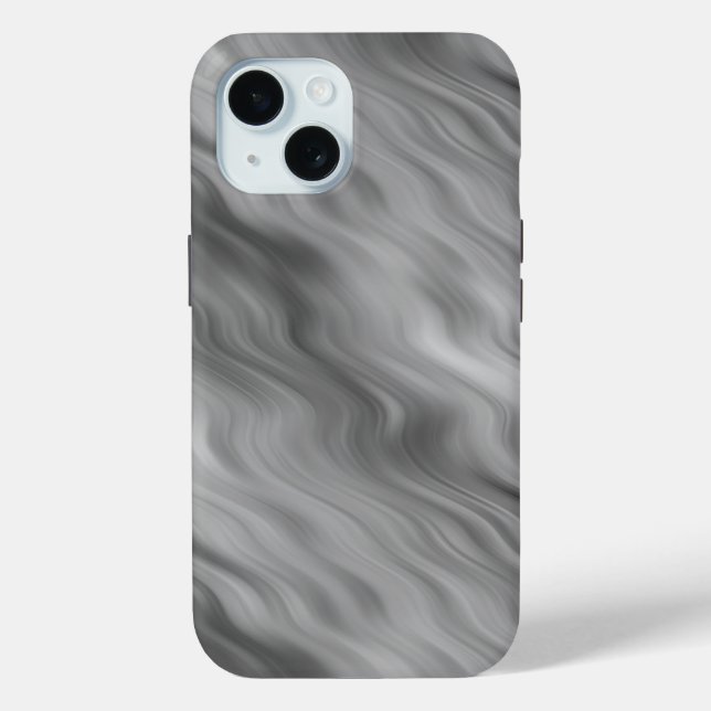 Black Rose Wavy Texture Case-Mate iPhone Case (Back)