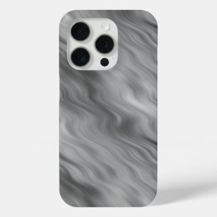Black Rose Wavy Texture iPhone 15 Pro Case