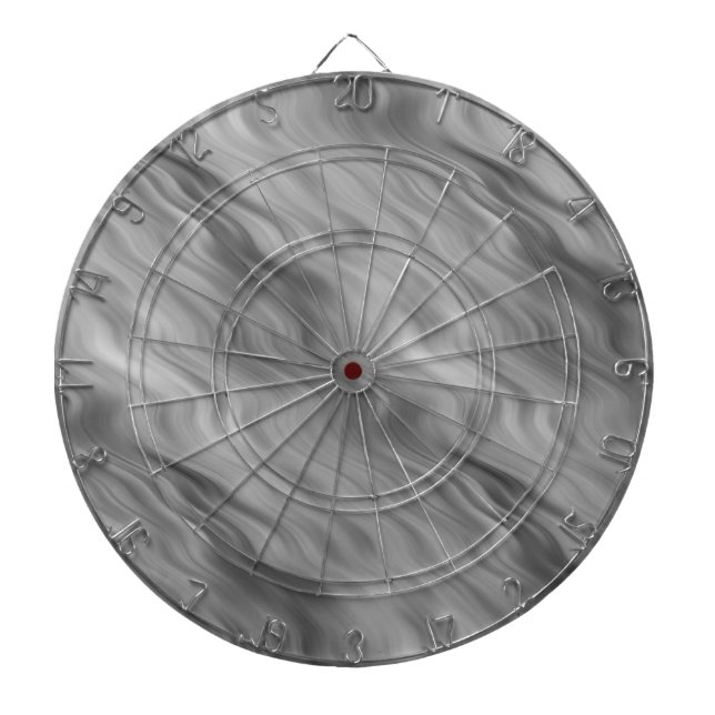 Black Rose Wavy Texture Dartboard (Front)
