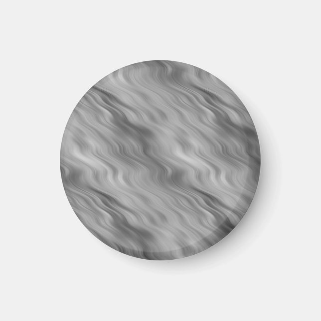 Black Rose Wavy Texture Magnet (Front)