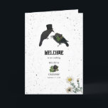 Black Roses Crows Wedding Order of Service Program<br><div class="desc">A Gothic Halloween wedding design with black roses, crows and floral. A white Halloween design that uses black and dark botanical florals along with vintage calligraphy typography. A stylish crows Gothic design ideal for Halloween wedding themes. A unique black roses and crows wedding order of service program card design. Matching...</div>