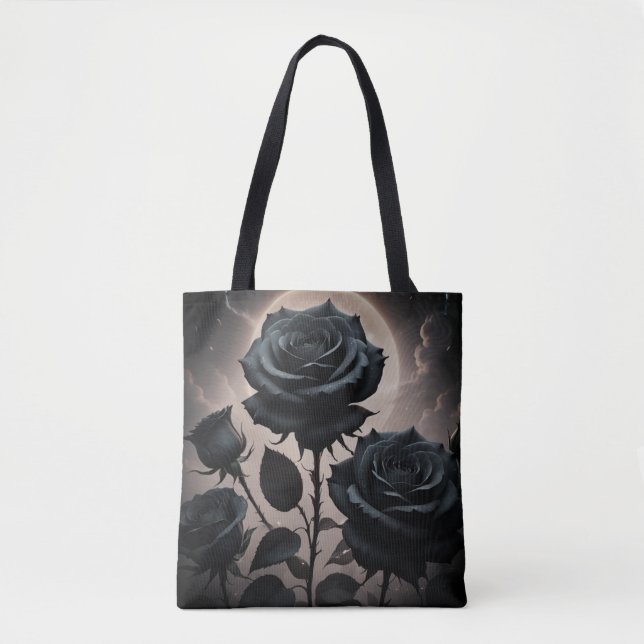 Black Roses  Tote Bag (Front)
