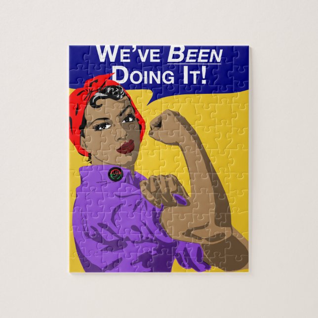 Black Rosie-Weve Been Doing It Jigsaw Puzzle (Vertical)