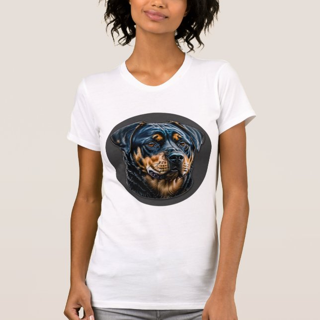 Black Rottweiler T-Shirt (Front)