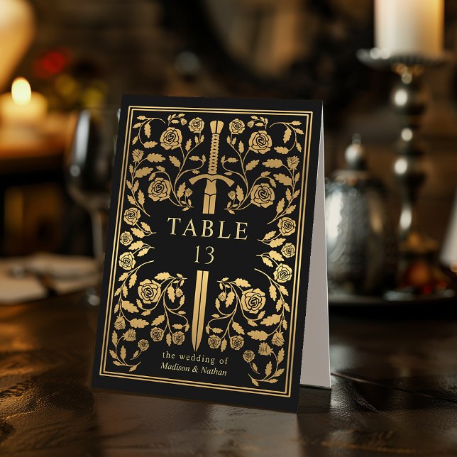 Black Royal Mediaeval Sword Wedding  (Creator Uploaded)