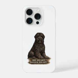 Black Russian Terrier – Big Beard Bigger Heart iPhone 15 Pro Case