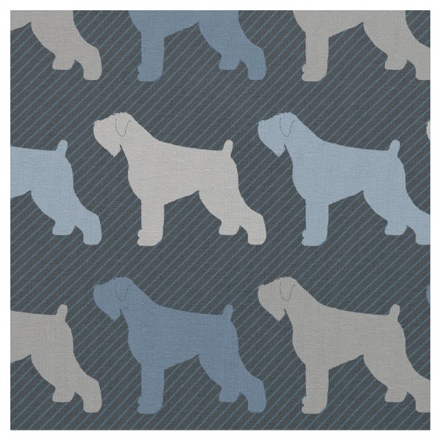 Black Russian Terrier Fabric (Close Up)