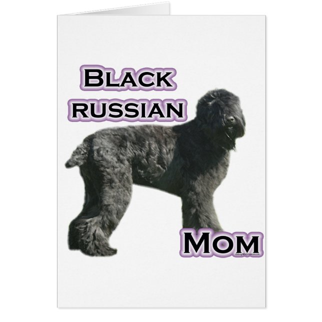 Black Russian Terrier Mum 4 (Front)