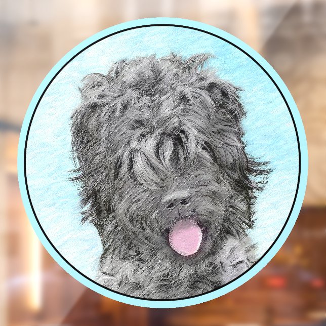 Black Russian Terrier Painting - Cute Original Dog (Sheet 2)