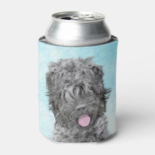 Black Russian Terrier Painting - Cute Original Dog Can Cooler