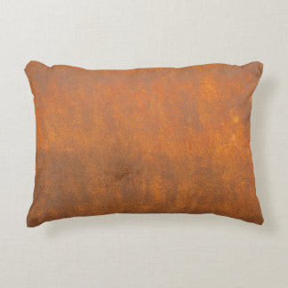 Black rust, metal texture close-up. decorative cushion