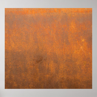 Black rust, metal texture close-up. poster
