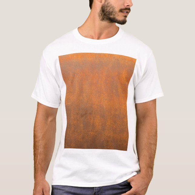 Black rust, metal texture close-up. T-Shirt (Front)