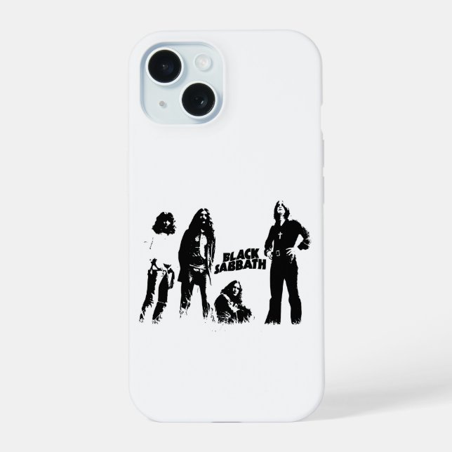 Black Sabbath Group iPhone 15 Case (Back)