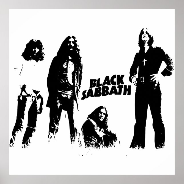 Black Sabbath Group Poster (Front)