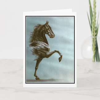 Black Saddlebred Card